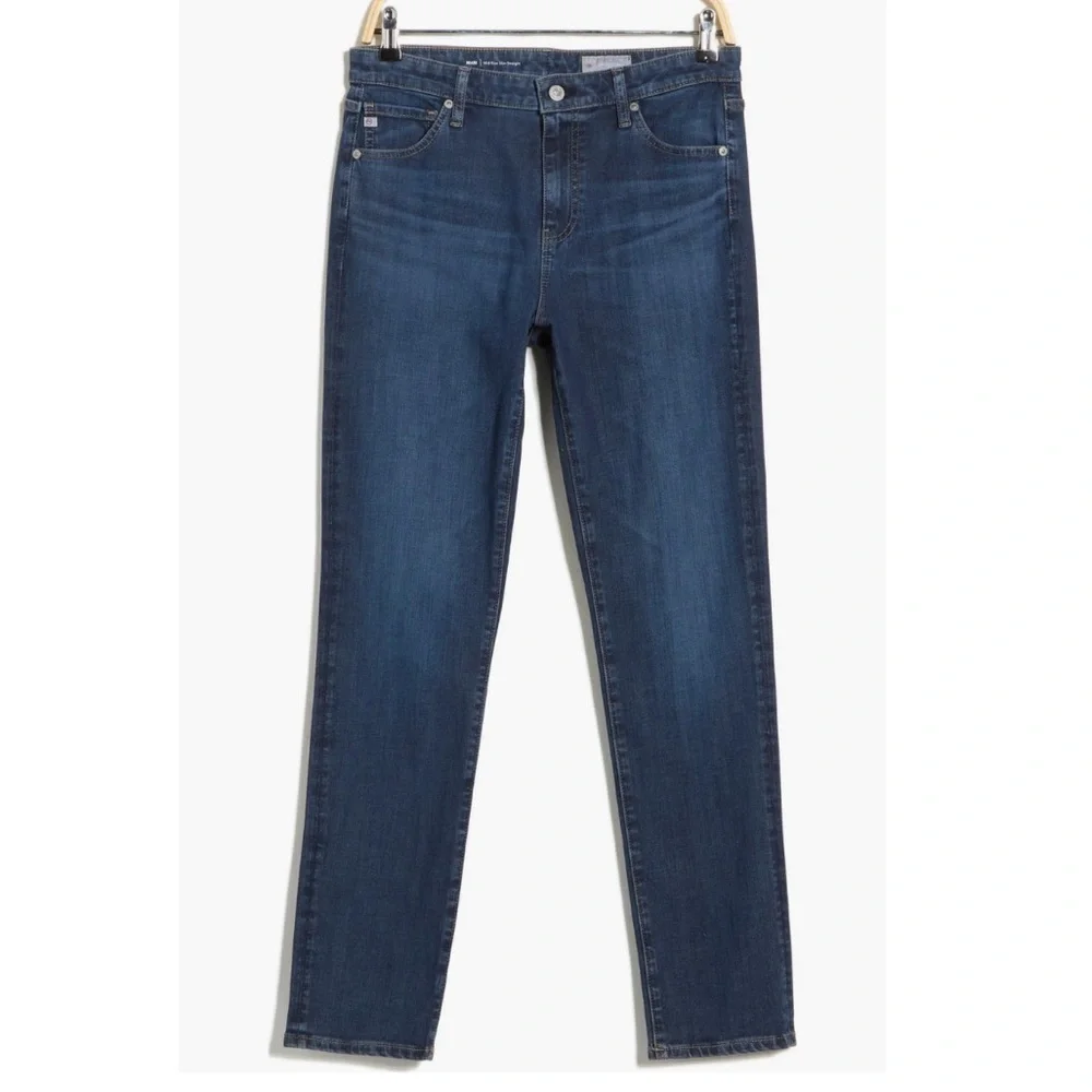 AG Adriano Goldschmied Women’s Mari High Rise Slim Straight Leg Jeans-Sz 32, NWT